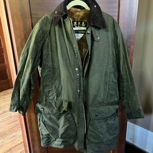 Barbour women’s  Green Waxed Jacket large